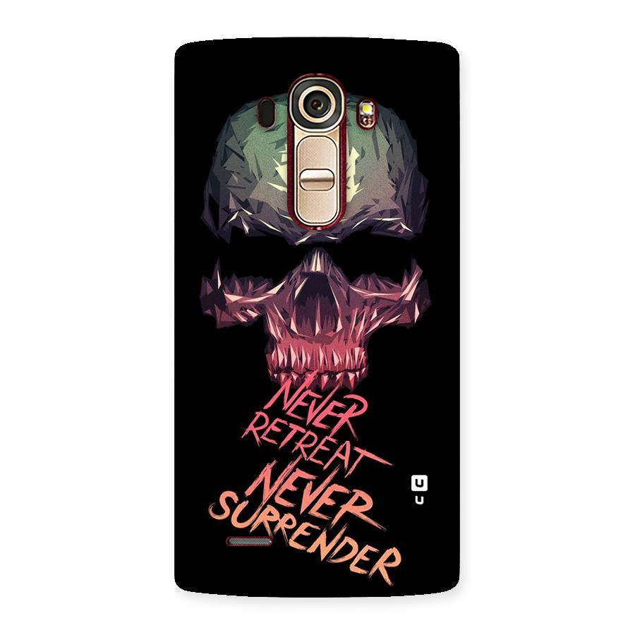 Never Retreat Back Case for LG G4