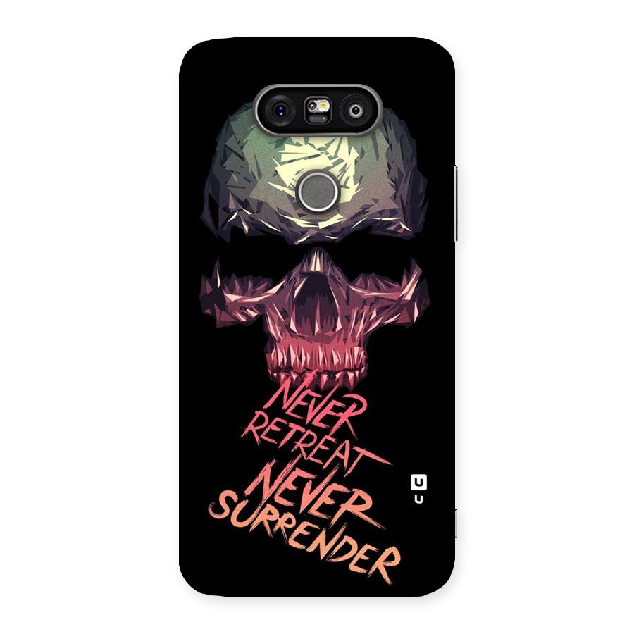 Never Retreat Back Case for LG G5