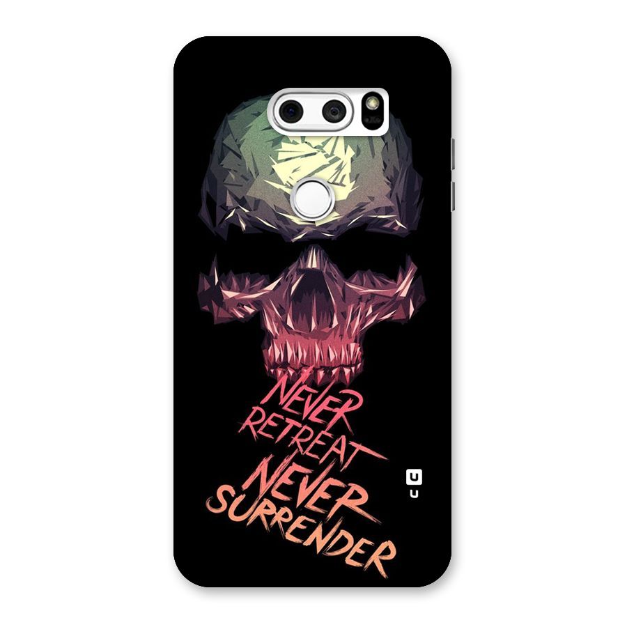 Never Retreat Back Case for LG V30