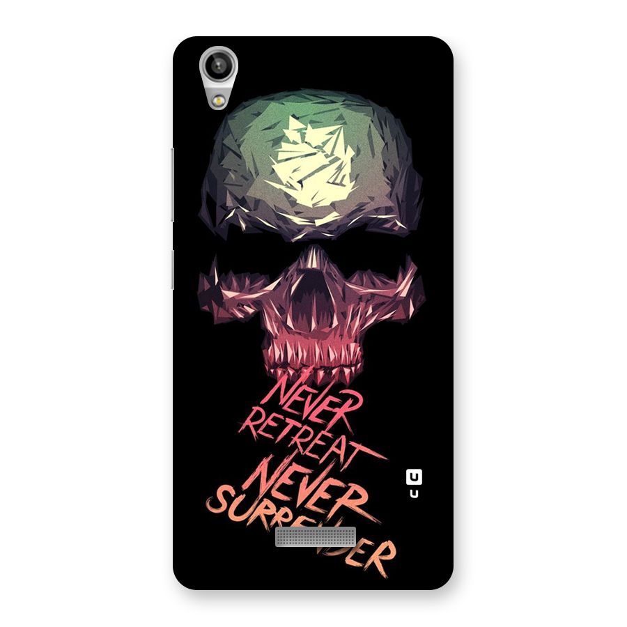 Never Retreat Back Case for Lava-Pixel-V1