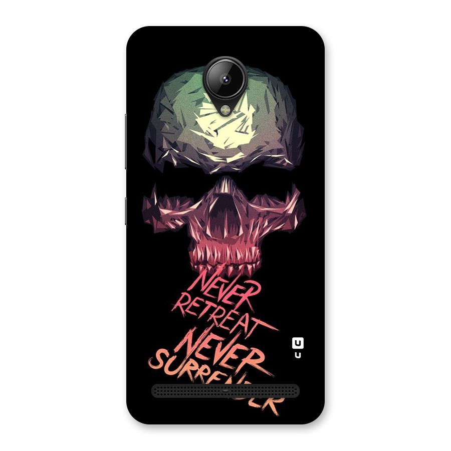 Never Retreat Back Case for Lenovo C2