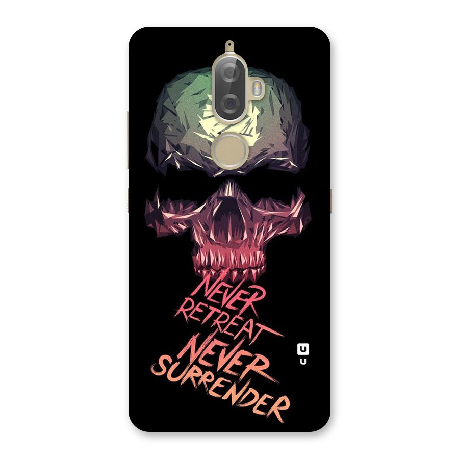 Never Retreat Back Case for Lenovo K8 Plus