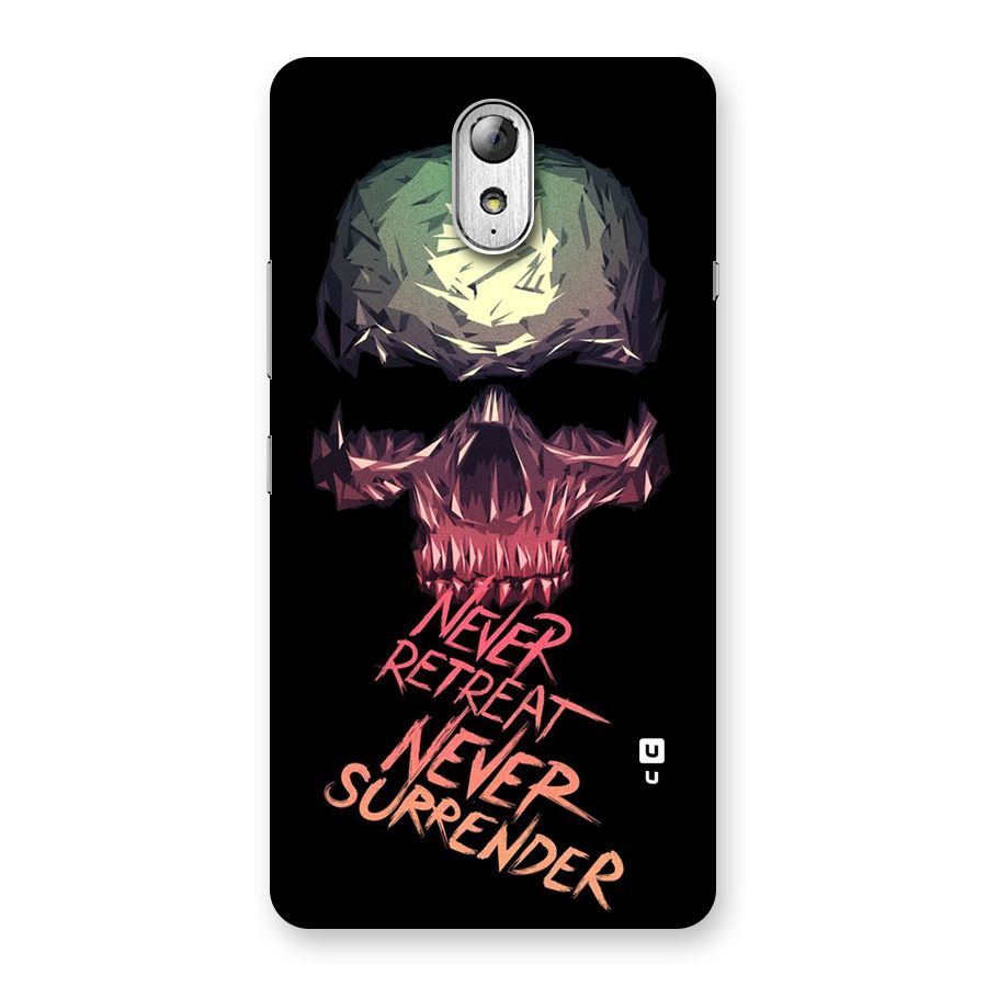 Never Retreat Back Case for Lenovo Vibe P1M