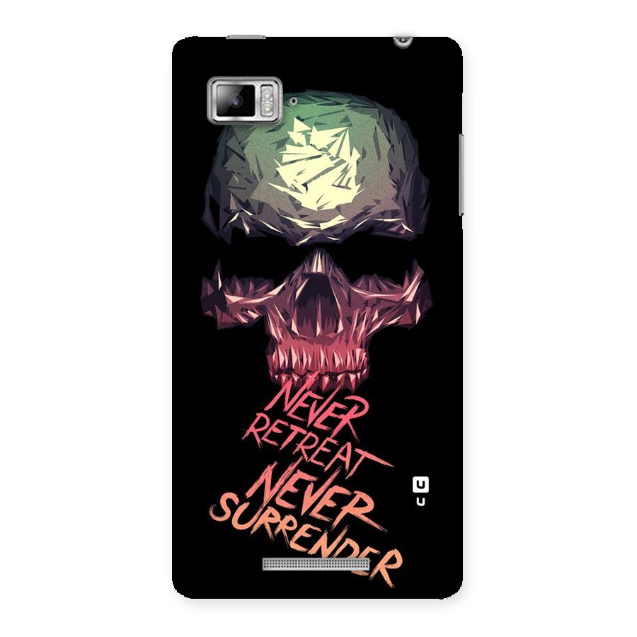 Never Retreat Back Case for Lenovo Vibe Z K910