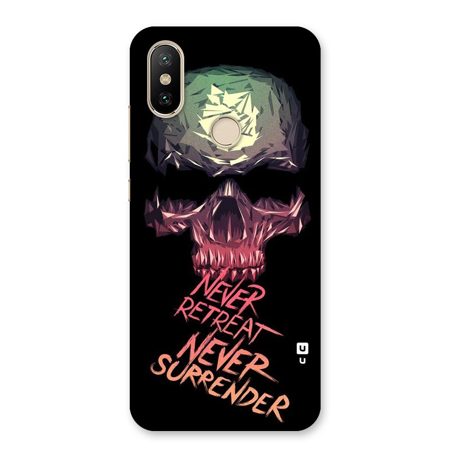 Never Retreat Back Case for Mi A2