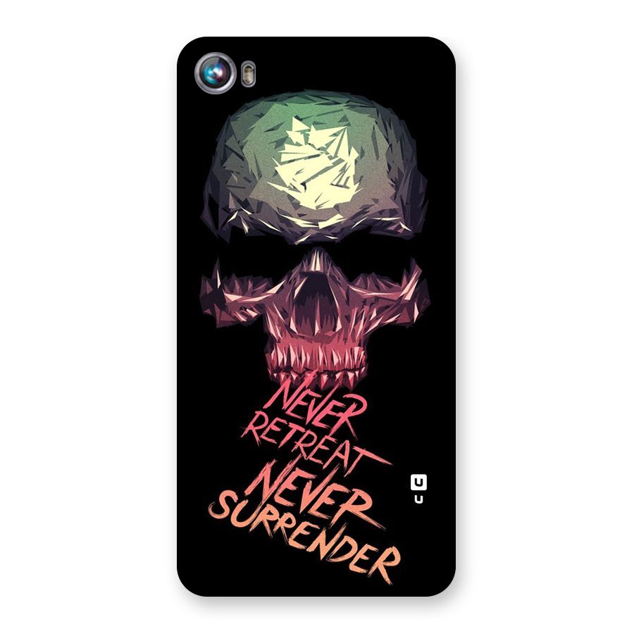 Never Retreat Back Case for Micromax Canvas Fire 4 A107