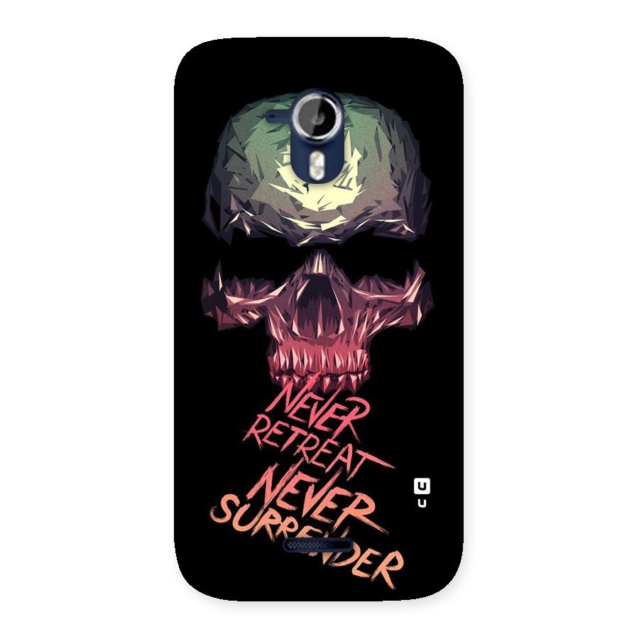 Never Retreat Back Case for Micromax Canvas Magnus A117
