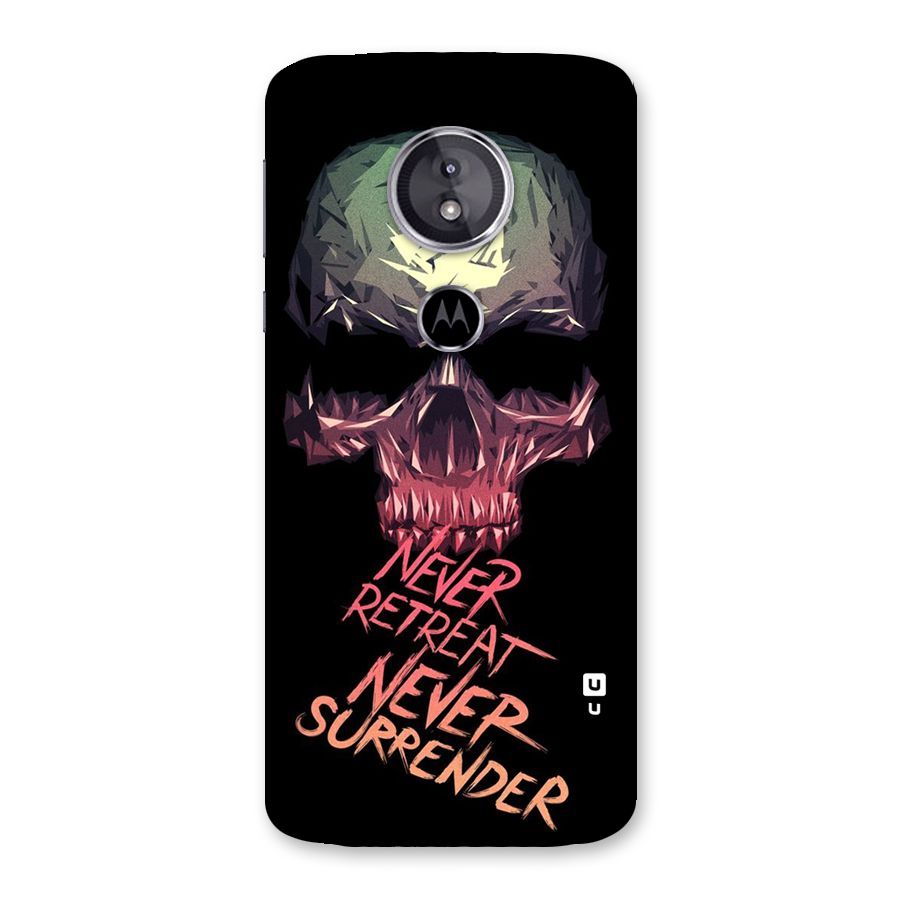 Never Retreat Back Case for Moto E5