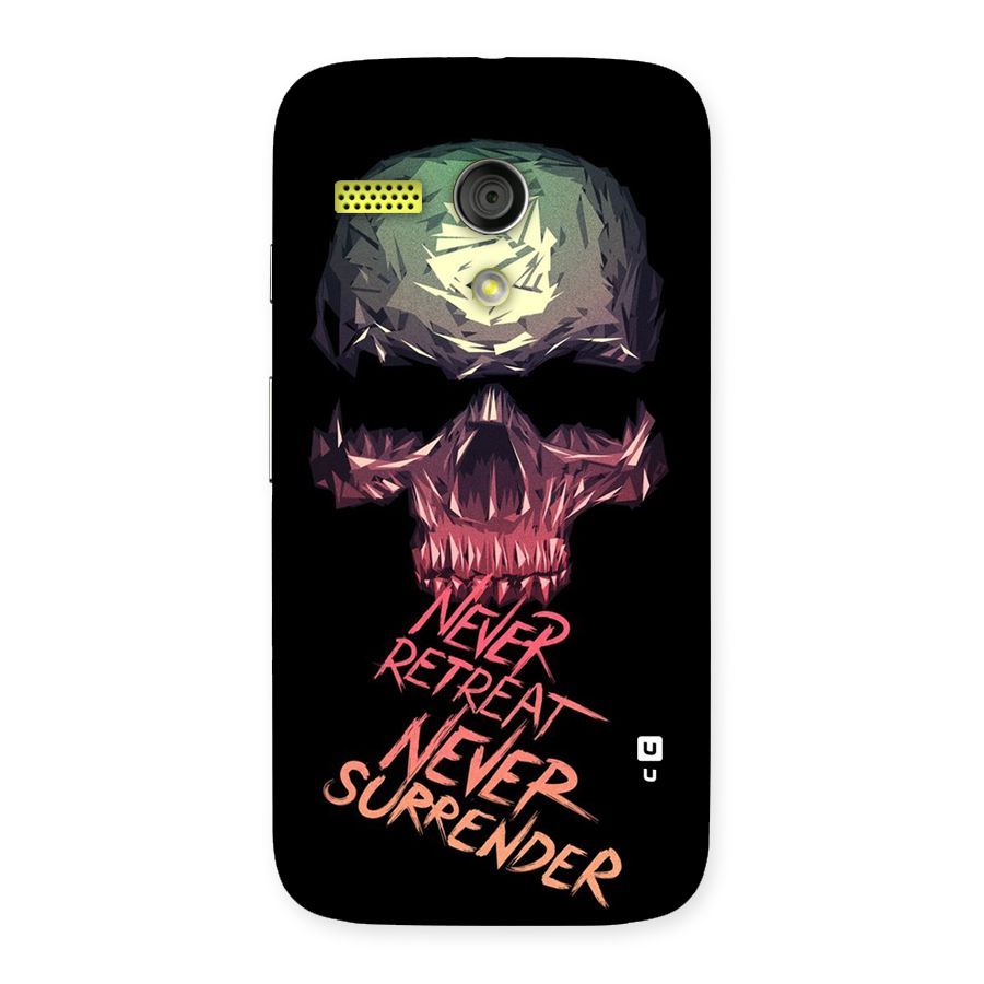 Never Retreat Back Case for Moto G