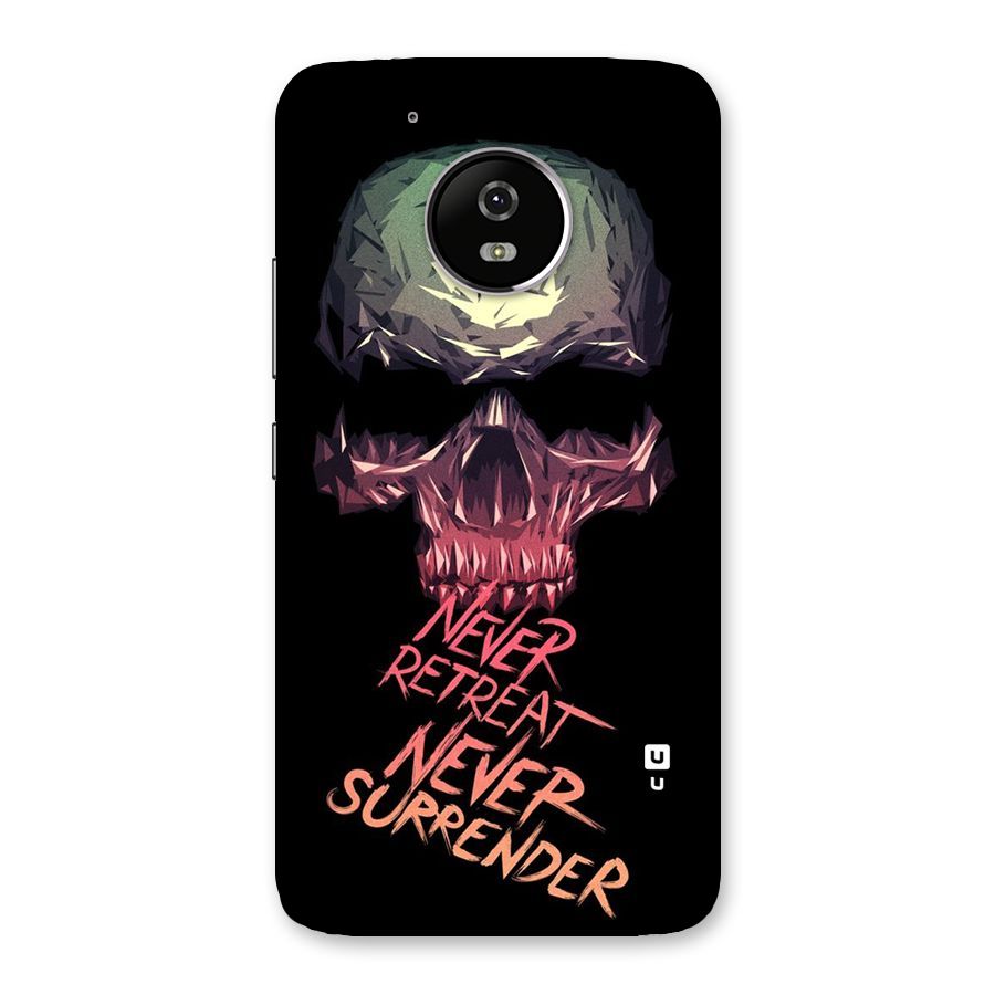 Never Retreat Back Case for Moto G5
