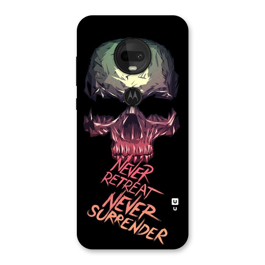 Never Retreat Back Case for Moto G7