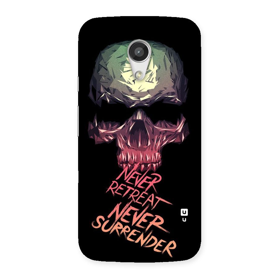 Never Retreat Back Case for Moto G 2nd Gen