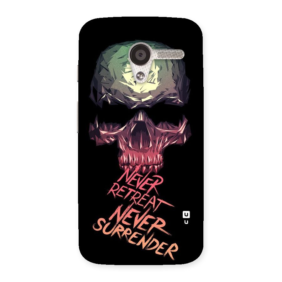 Never Retreat Back Case for Moto X