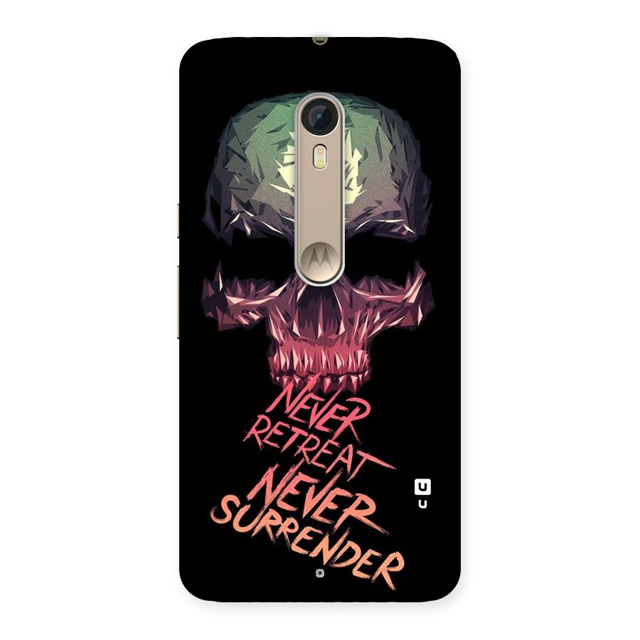 Never Retreat Back Case for Motorola Moto X Style