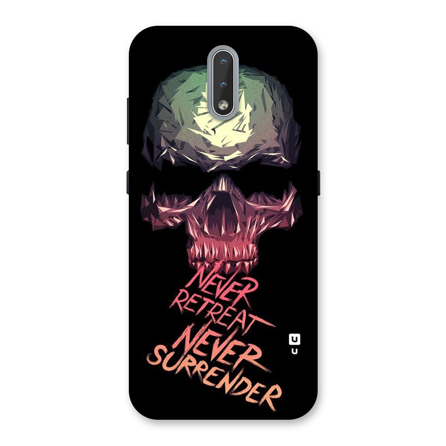 Never Retreat Back Case for Nokia 2.3