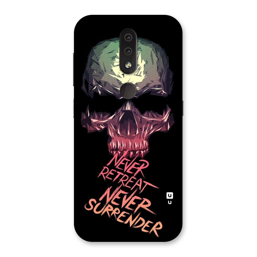 Never Retreat Back Case for Nokia 4.2