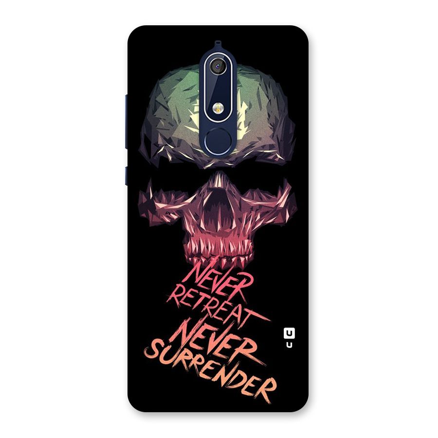 Never Retreat Back Case for Nokia 5.1