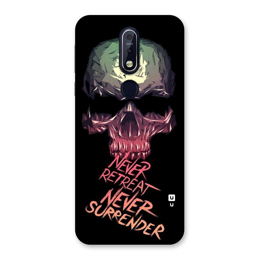Never Retreat Back Case for Nokia 7.1