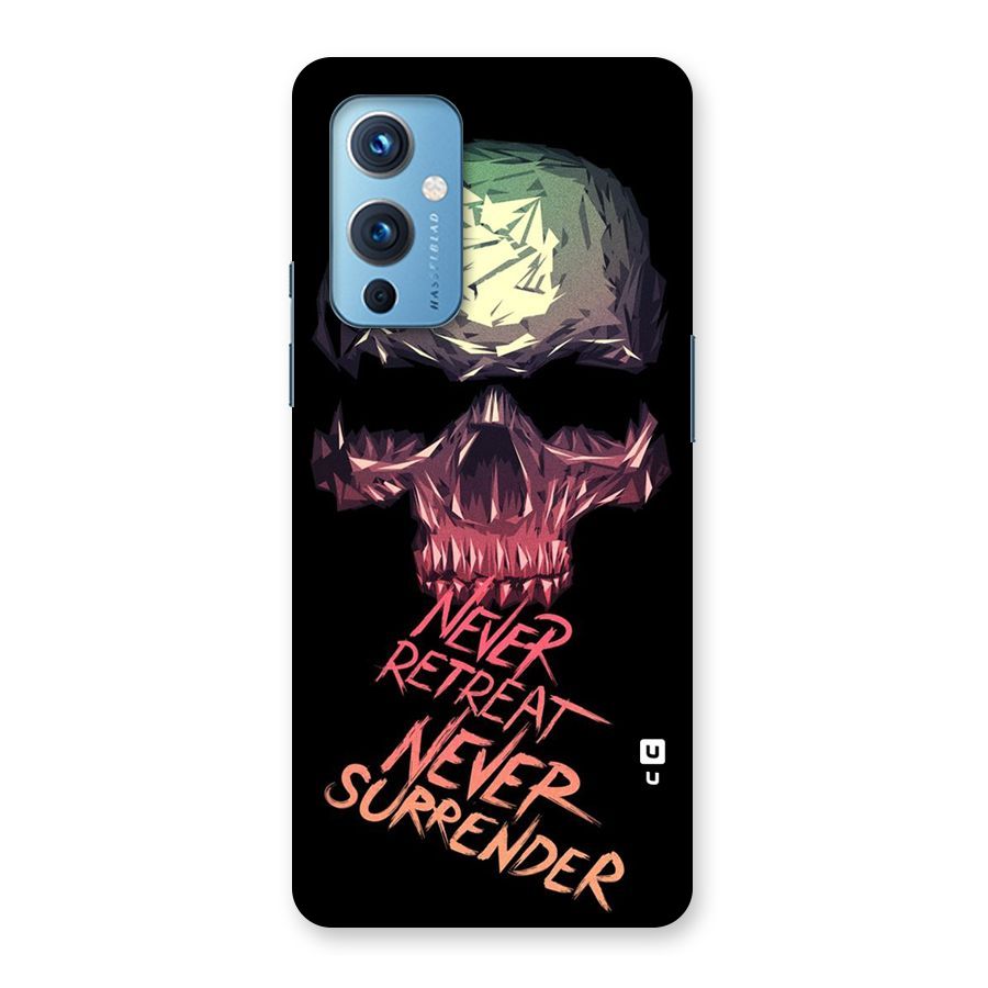 Never Retreat Back Case for OnePlus 9