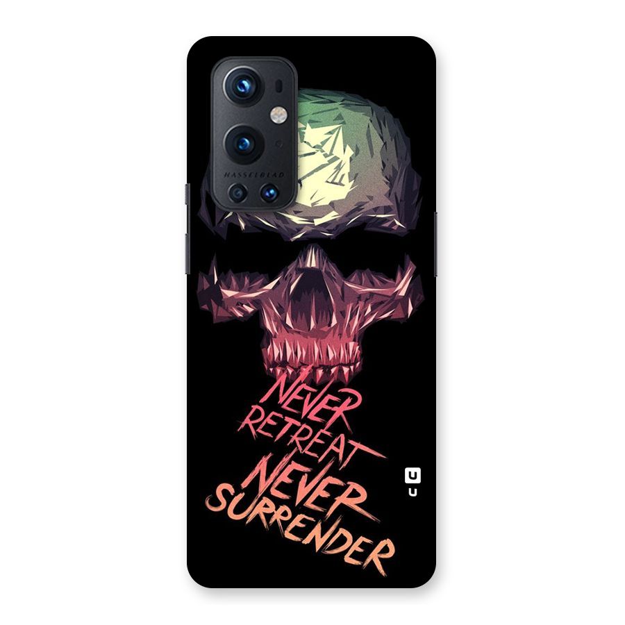 Never Retreat Back Case for OnePlus 9 Pro