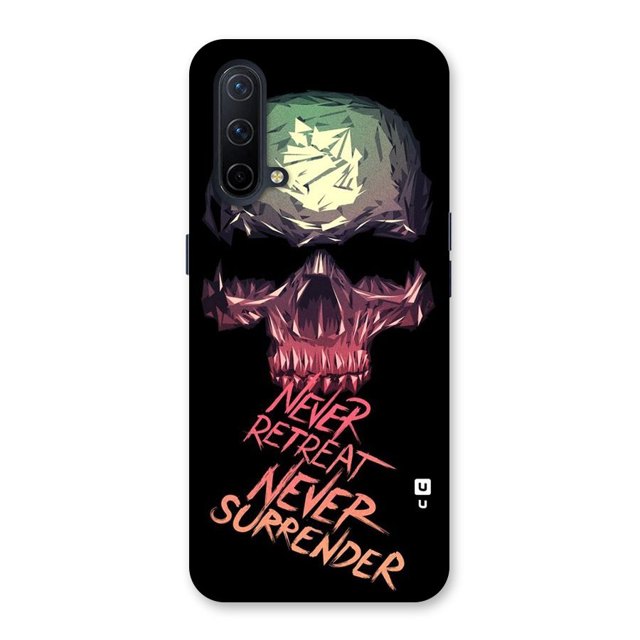 Never Retreat Back Case for OnePlus Nord CE 5G