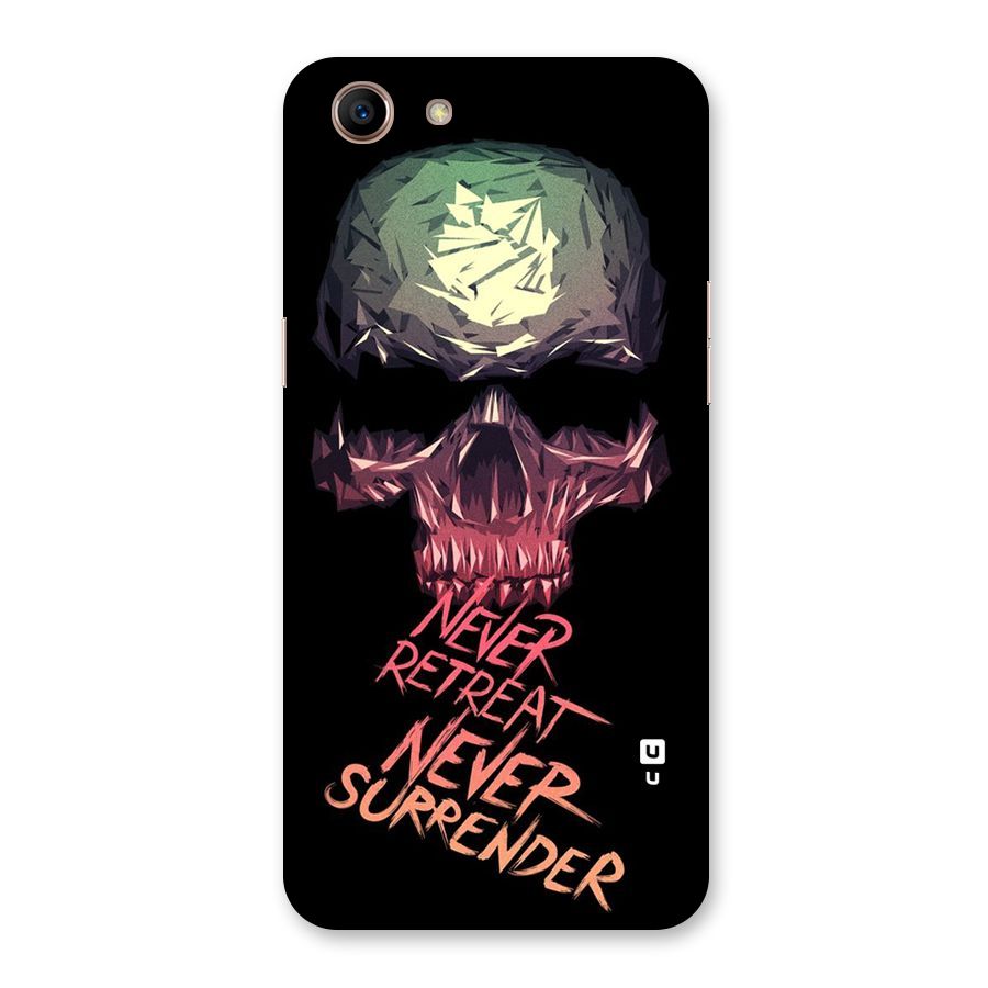 Never Retreat Back Case for Oppo A83 (2018)