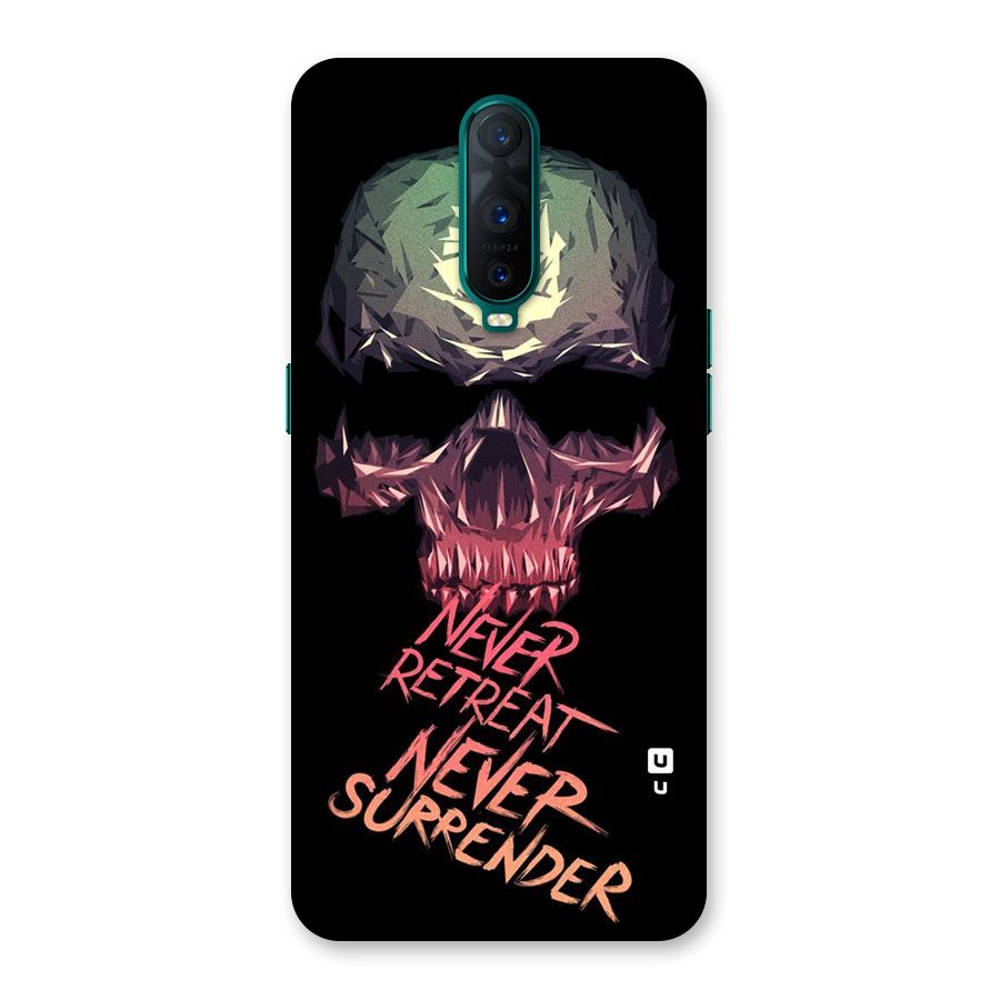 Never Retreat Back Case for Oppo R17 Pro