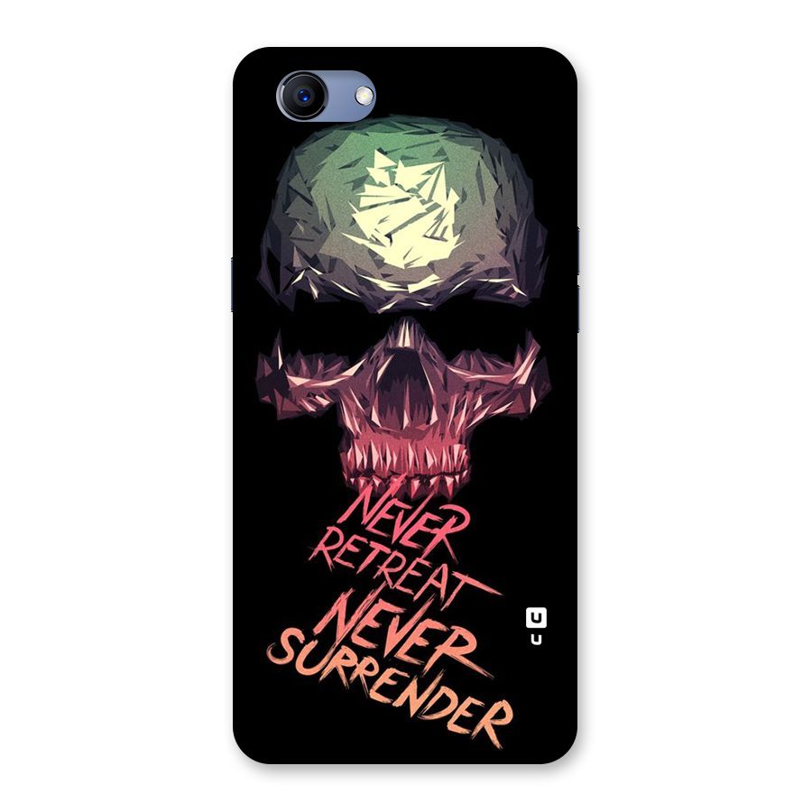 Never Retreat Back Case for Oppo Realme 1