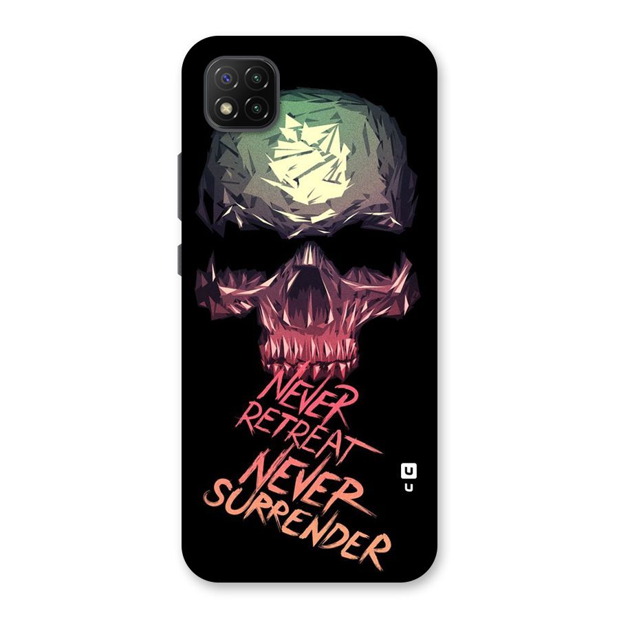 Never Retreat Back Case for Poco C3