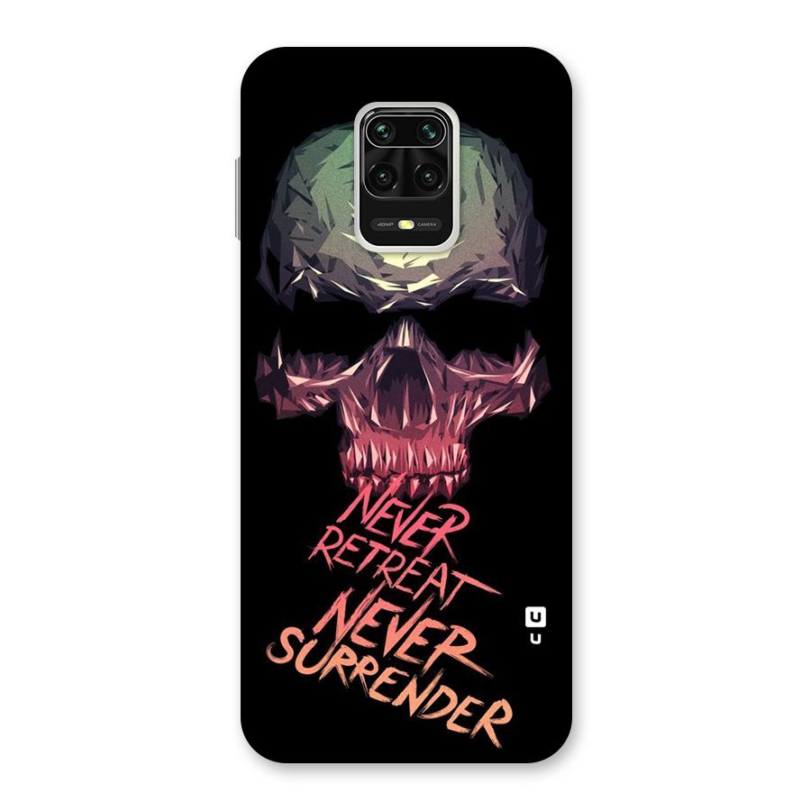 Never Retreat Back Case for Poco M2 Pro