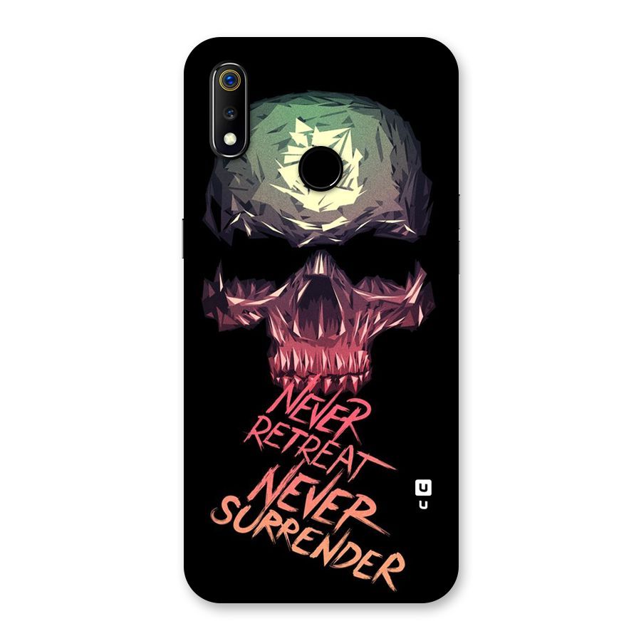 Never Retreat Back Case for Realme 3