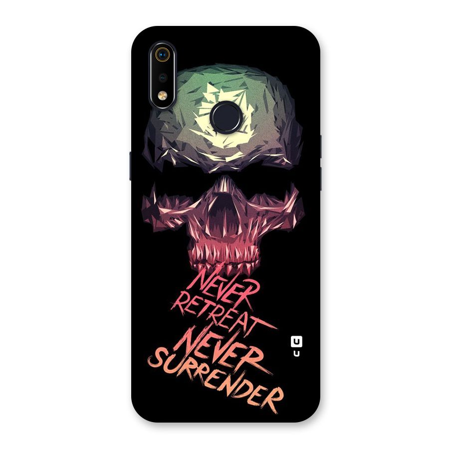 Never Retreat Back Case for Realme 3i