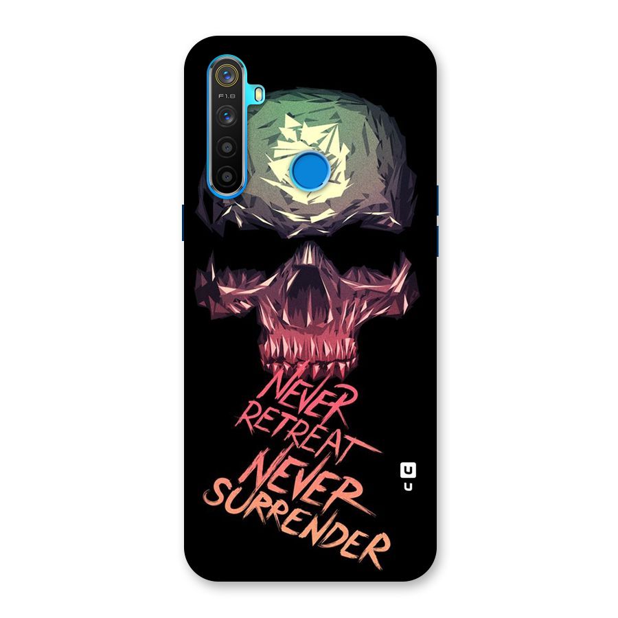 Never Retreat Back Case for Realme 5