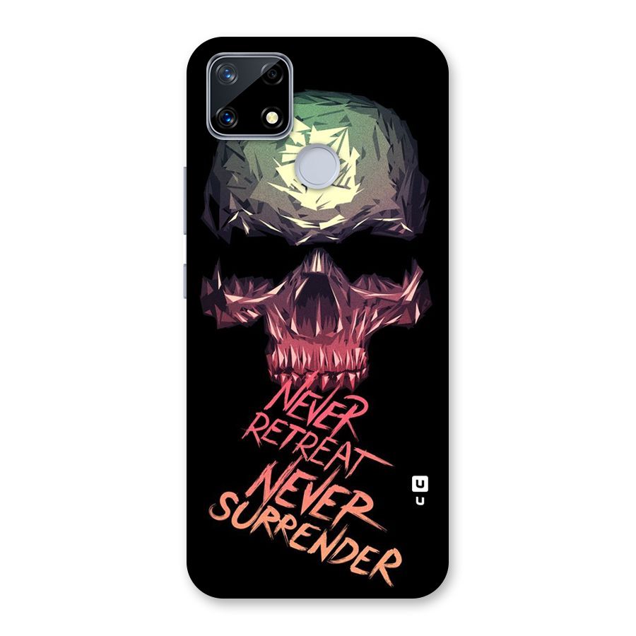 Never Retreat Back Case for Realme Narzo 20