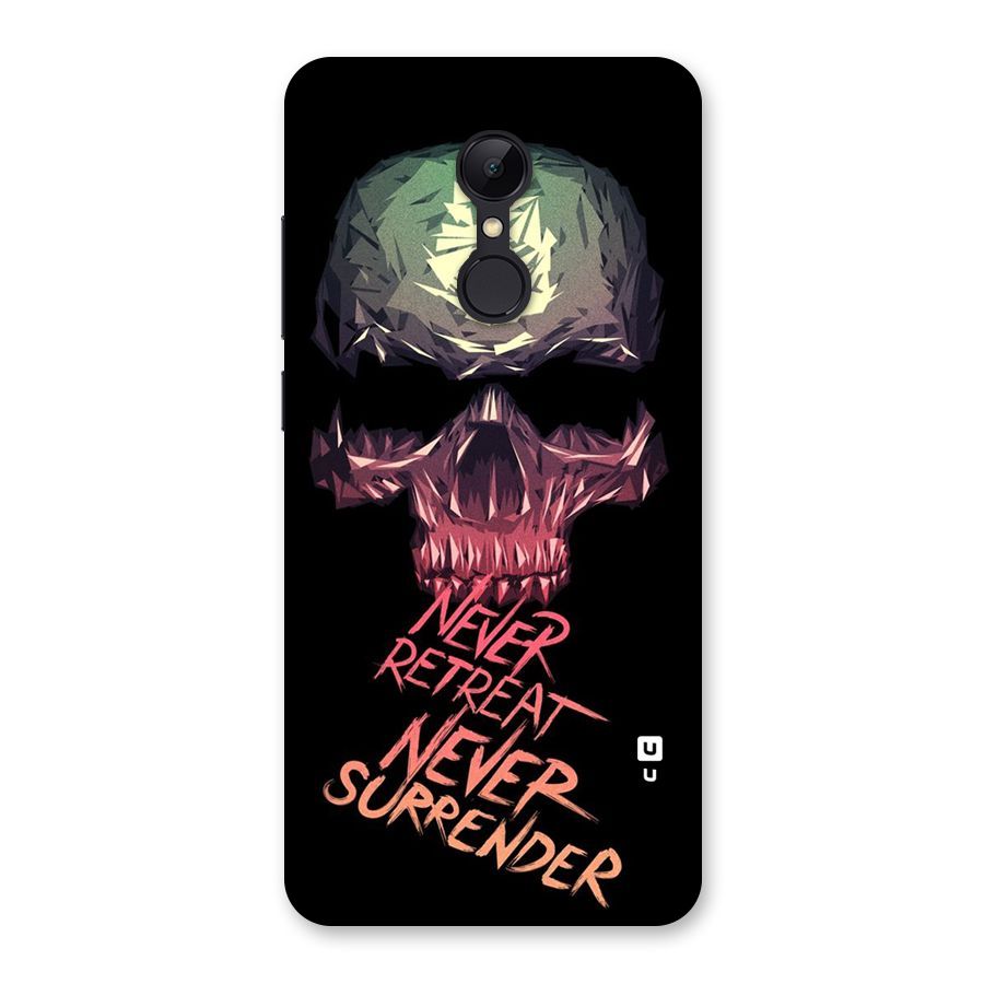 Never Retreat Back Case for Redmi 5