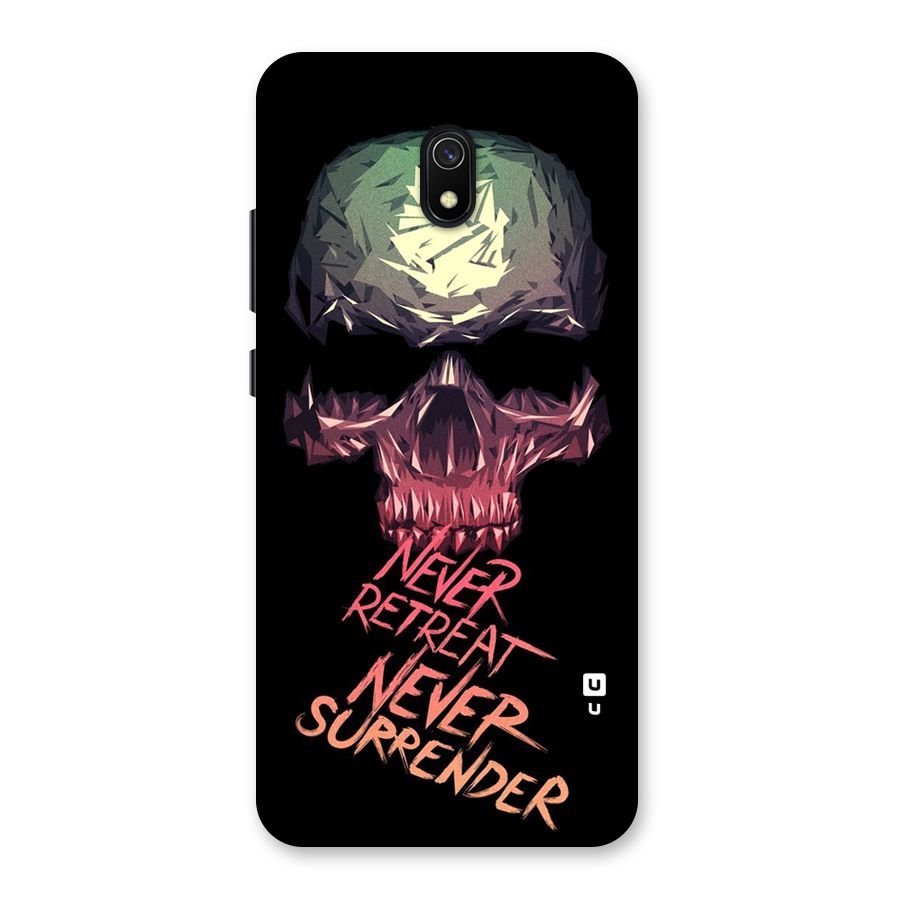 Never Retreat Back Case for Redmi 8A