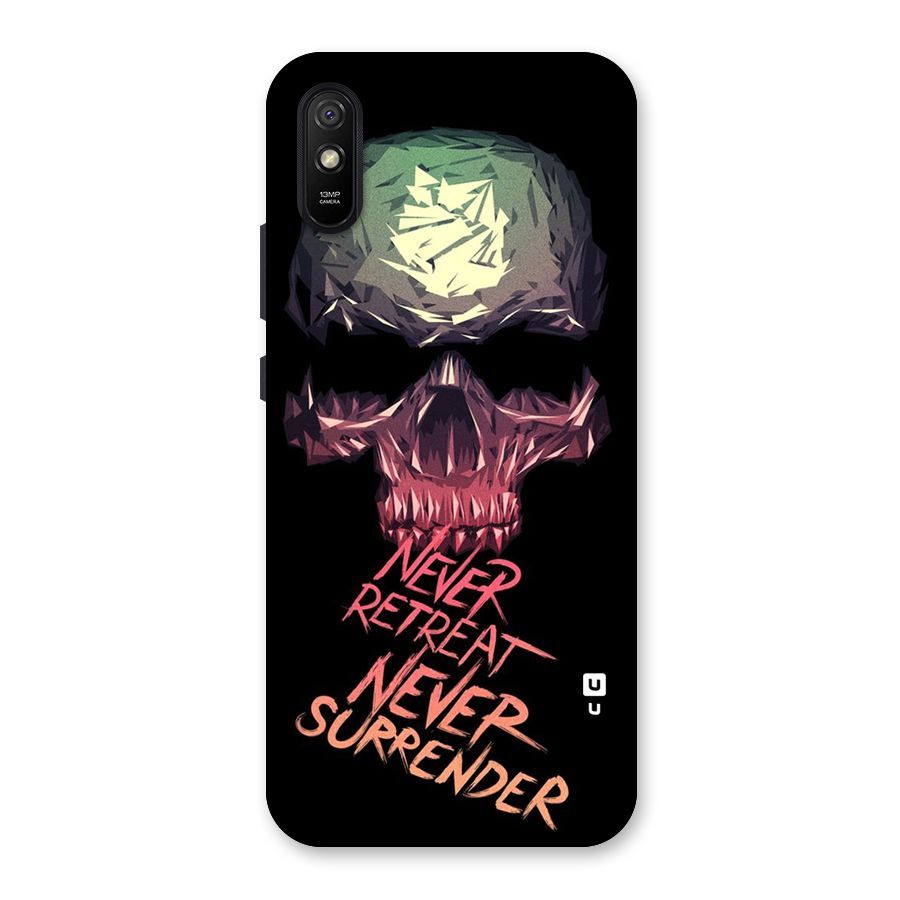 Never Retreat Back Case for Redmi 9A