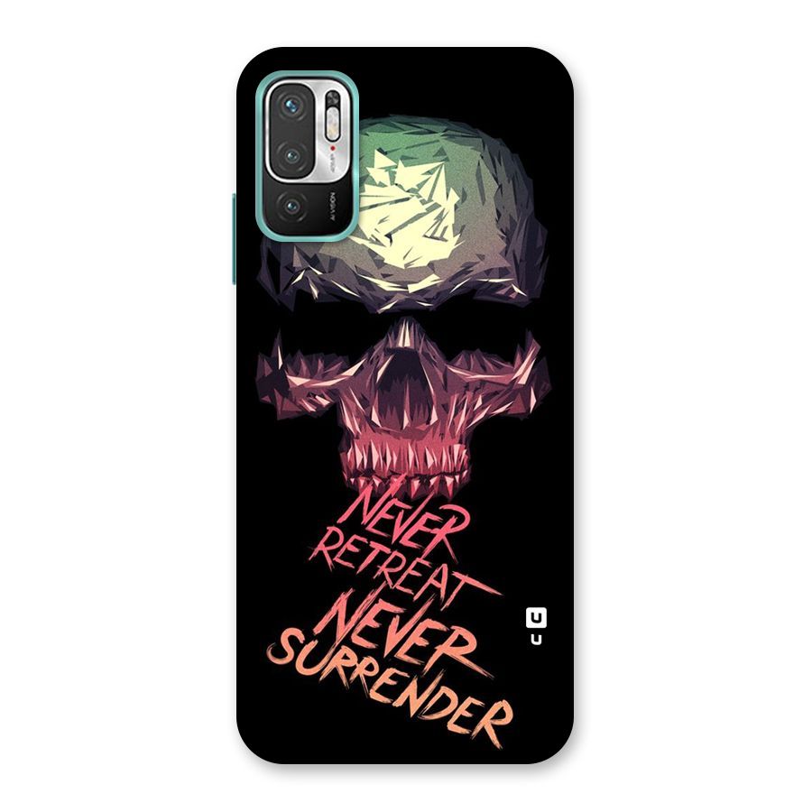 Never Retreat Back Case for Redmi Note 10T 5G