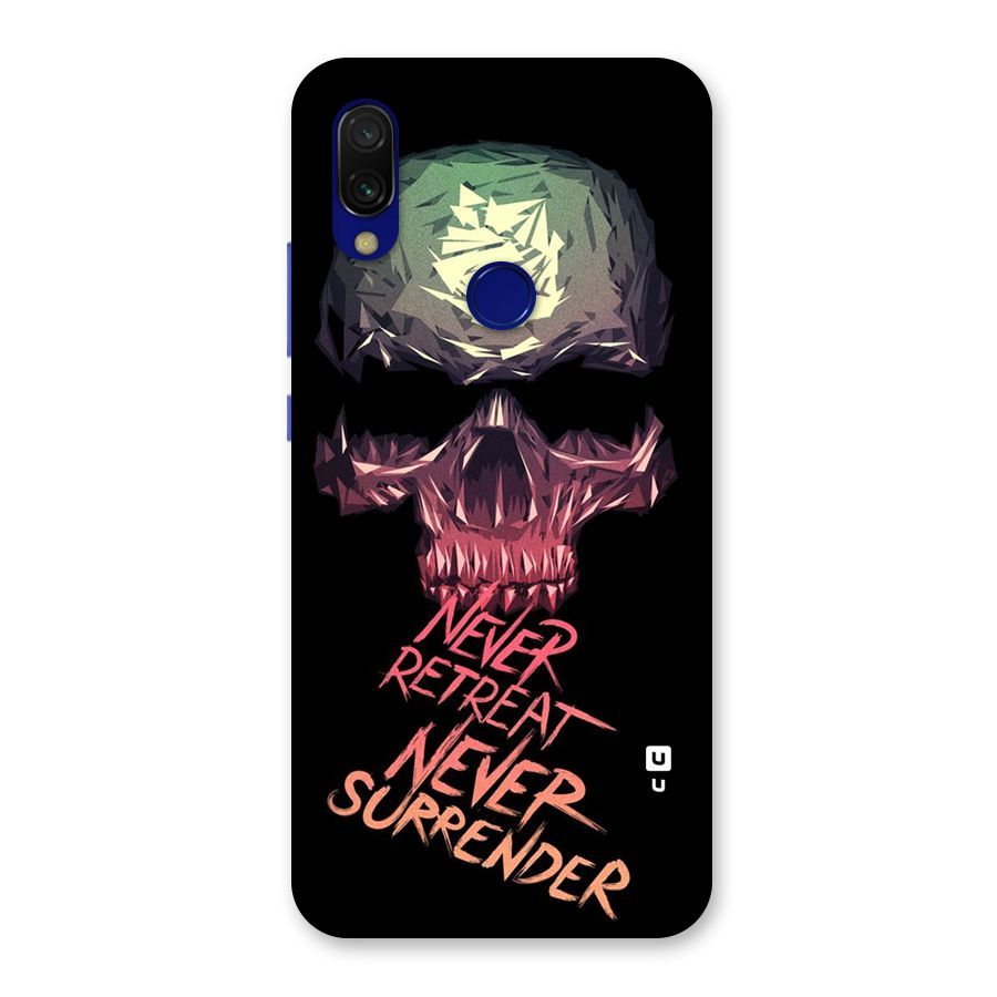 Never Retreat Back Case for Redmi Y3
