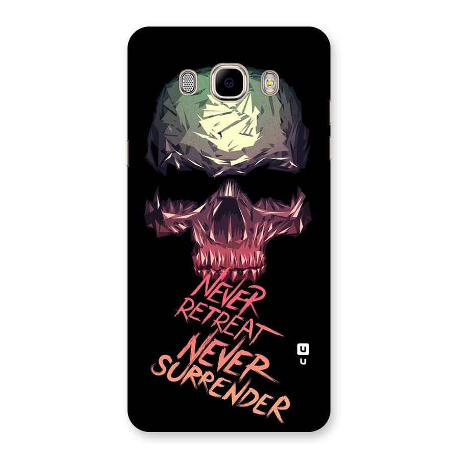 Never Retreat Back Case for Samsung Galaxy J7 2016