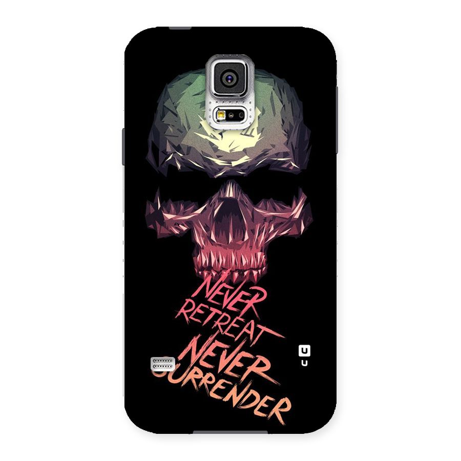 Never Retreat Back Case for Samsung Galaxy S5