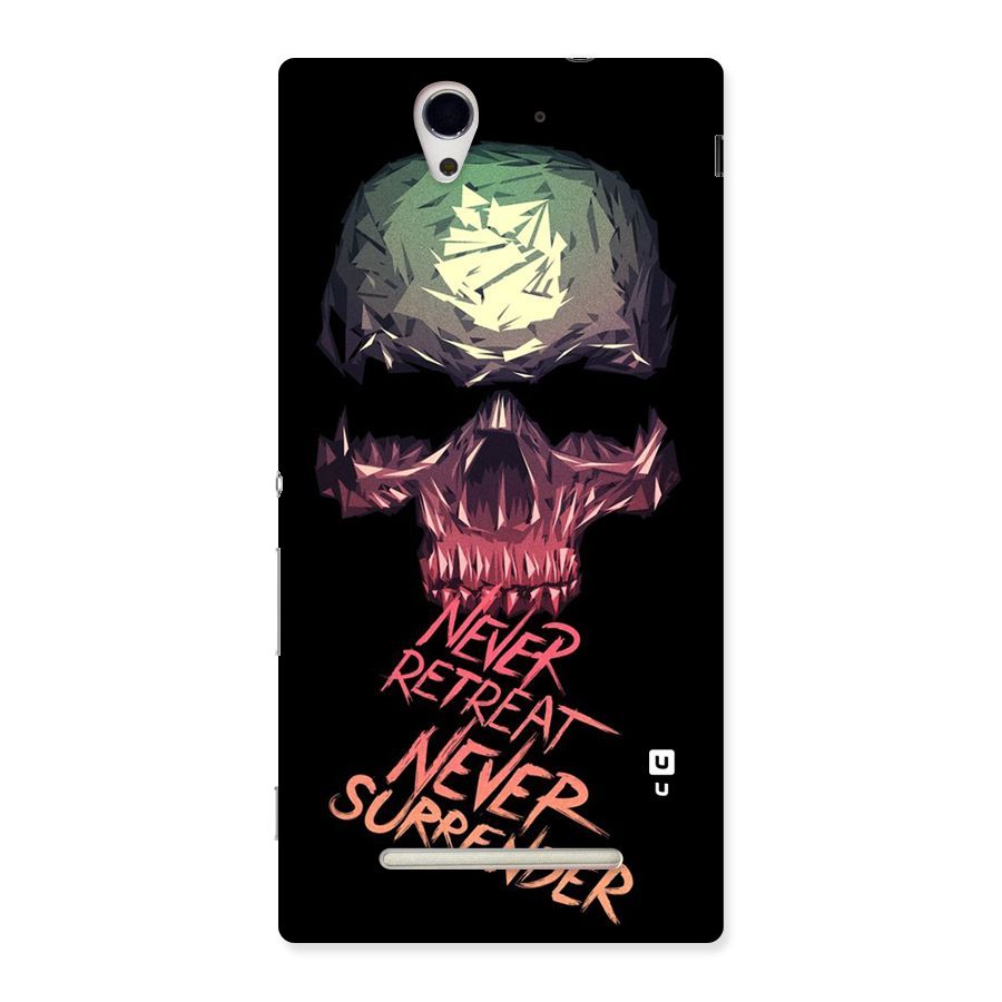 Never Retreat Back Case for Sony Xperia C3