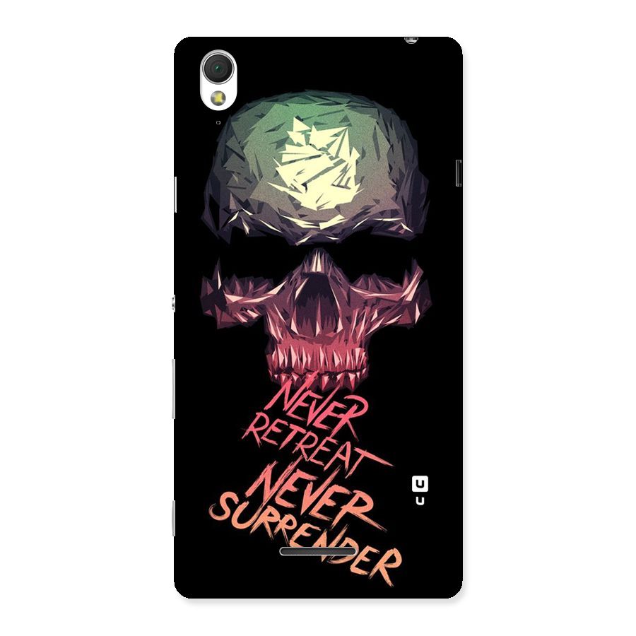 Never Retreat Back Case for Sony Xperia T3