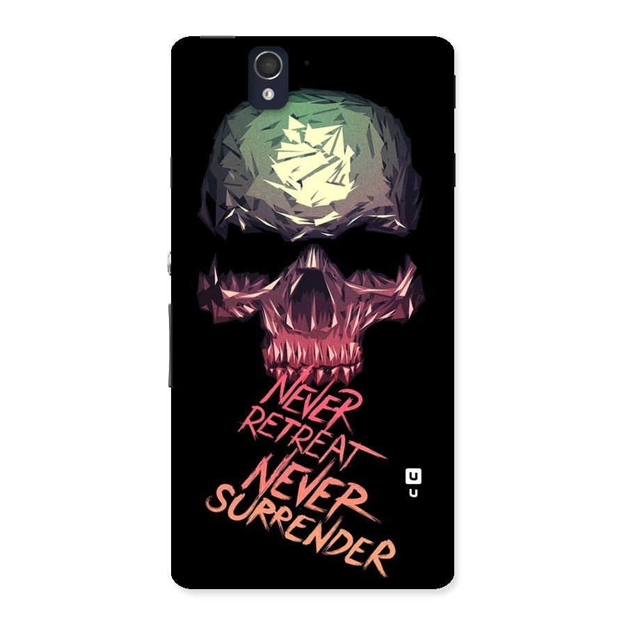 Never Retreat Back Case for Sony Xperia Z