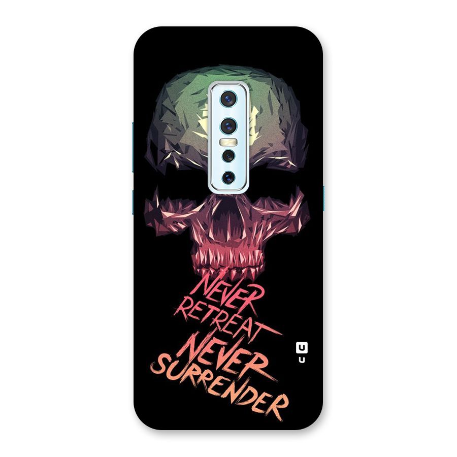 Never Retreat Back Case for Vivo V17 Pro