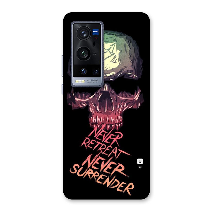 Never Retreat Back Case for Vivo X60 Pro Plus