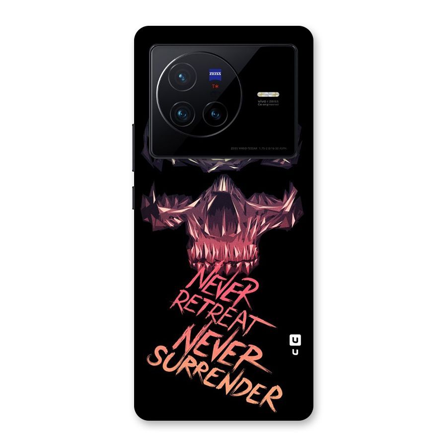 Never Retreat Back Case for Vivo X80
