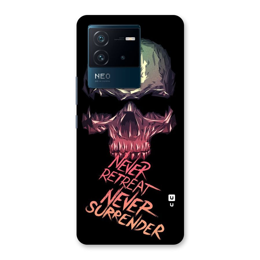 Never Retreat Back Case for Vivo iQOO Neo 6 5G