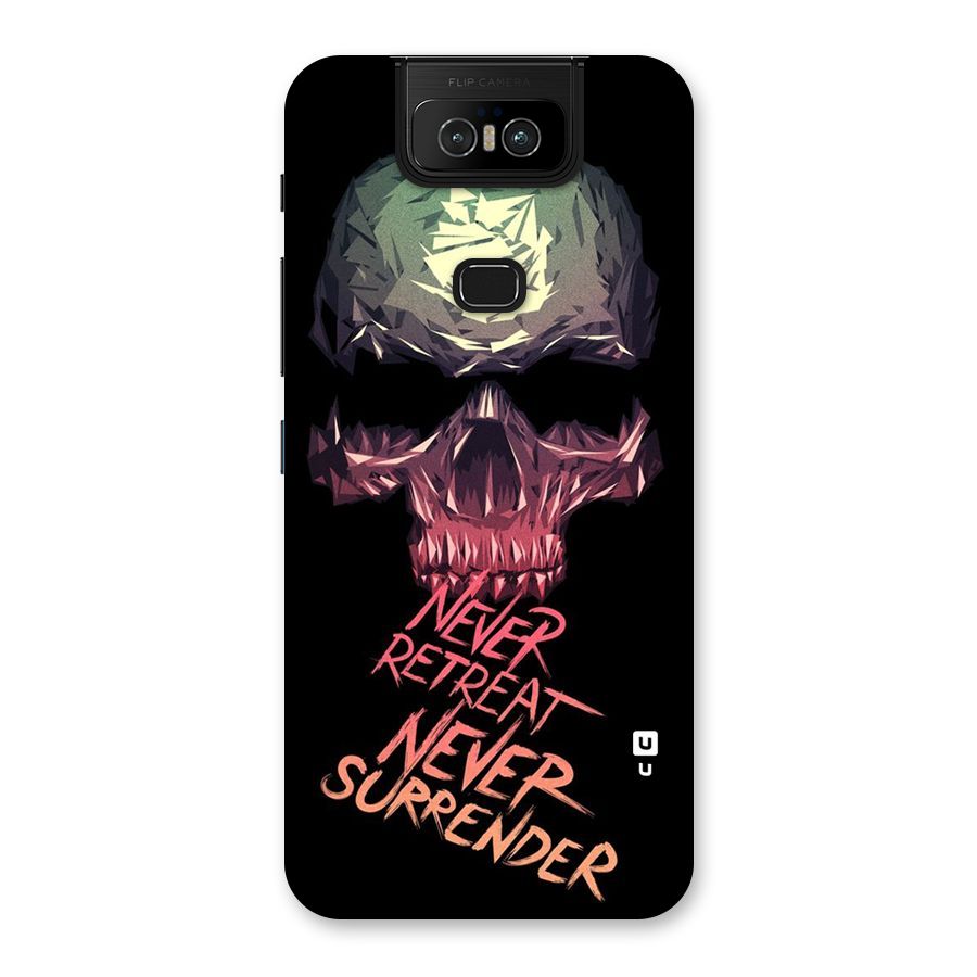 Never Retreat Back Case for Zenfone 6z