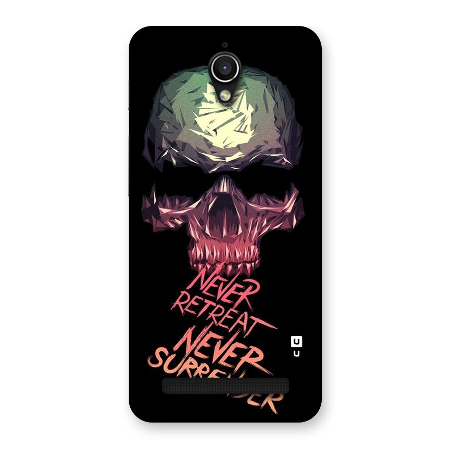 Never Retreat Back Case for Zenfone Go
